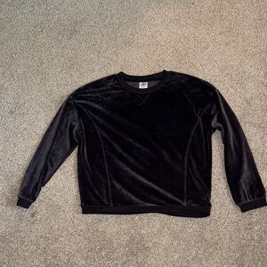 Athletic Works Velor Sweatshirt- Dark Grey